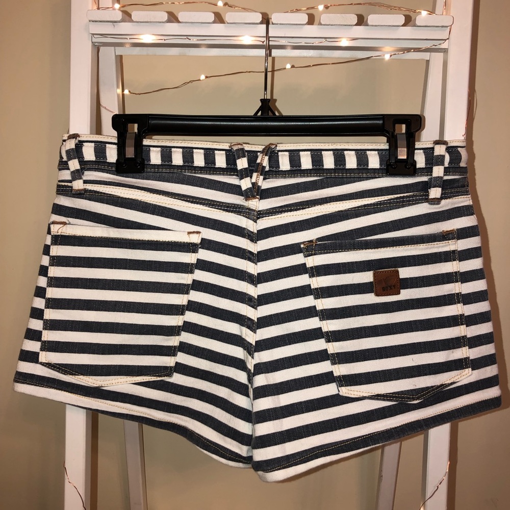 Striped Roxy Shorts - Picture 2 of 2